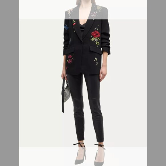 Cinq a Sept Kelsa Daydream Doodles Embroidered Blazer